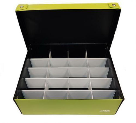 Cards Collection Scatola Media Toploader a 20 spazi Lime White