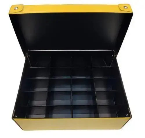 Cards Collection Scatola Media Toploader a 20 spazi Yellow Black