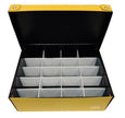 Cards Collection Scatola Media Toploader a 20 spazi Yellow White