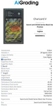 Charizard V Black Star Promo SWSH260 Gradata AiGrading Voto 9 - B000090012