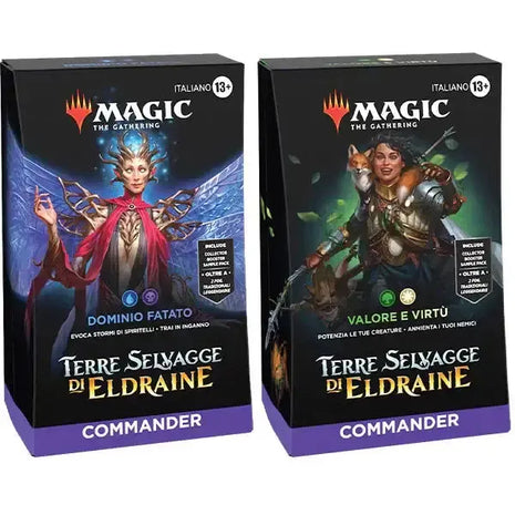 Commander Dominio Fatato + Valore e Virtù - Terre Selvaggie di Eldraine ITA