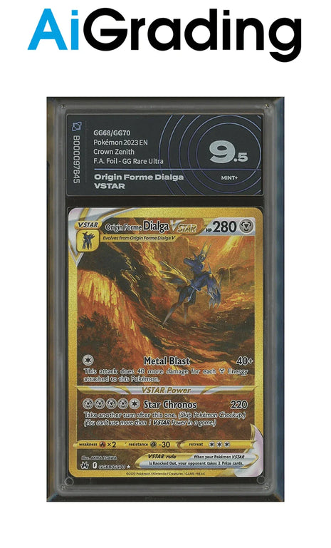 Dialga Vstar Gold Crown Zenith AiGrading Voto 9,5 - B000097645