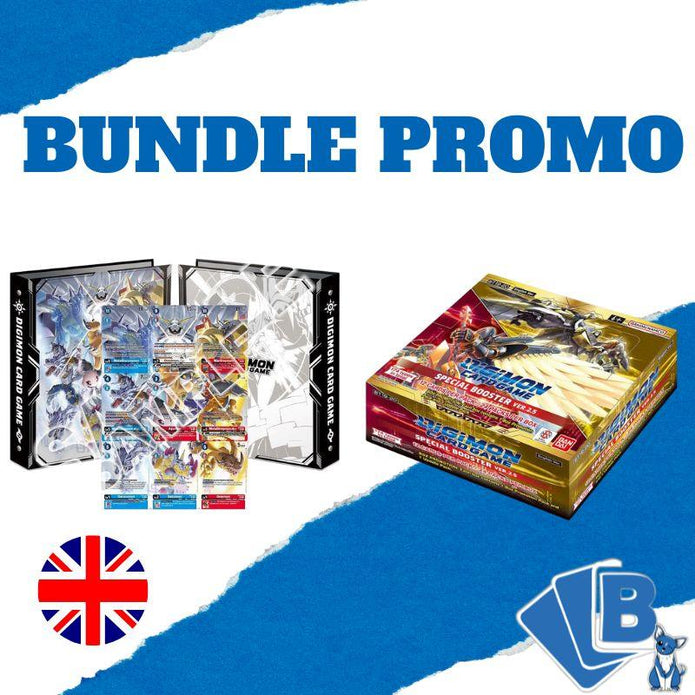 Digimon Bundle Special Booster BT19 - BT20 Ver 2.5 + Omnimon Binder PB19