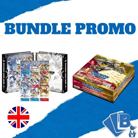 Digimon Bundle Special Booster BT19 - BT20 Ver 2.5 + Omnimon Binder PB19