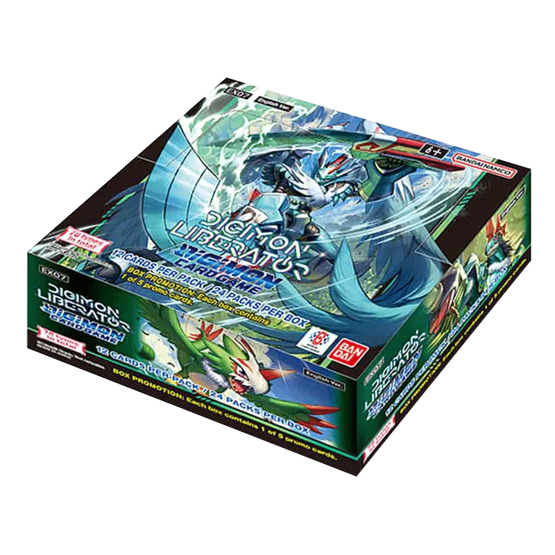 Digimon Card Game EX07 Digimon Liberator Box 24 Buste ENG -