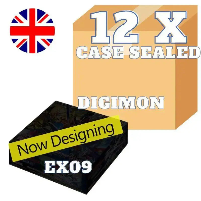 Digimon Card Game EX09 Extra Booster Versus Monsters Case 12x Box ENG
