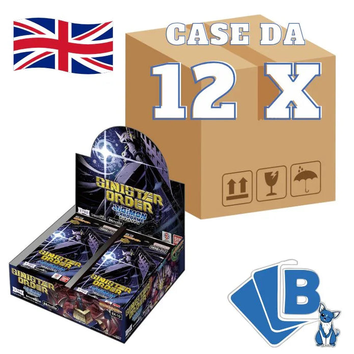 Digimon Card Game Sealed Case EX10 Extra Booster Sinister Order - 12x Box ENG