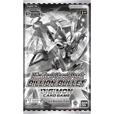 Digimon LM06 Limited Card Pack Billion Bullet (6 packs) ENG