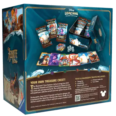 Disney Lorcana Azurite Sea Illuminers Trove ENG