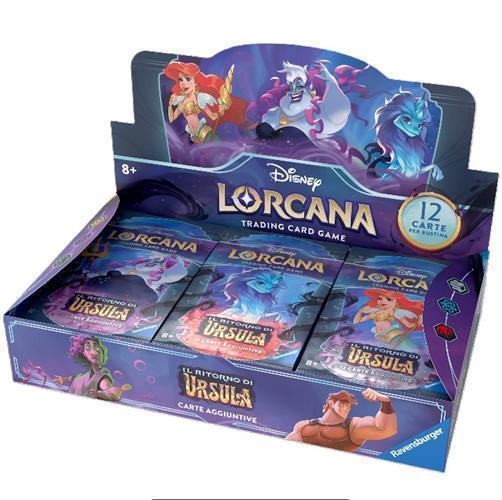 Disney Lorcana il ritorno di Ursula Box di Buste ITA