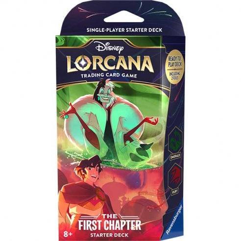Disney Lorcana The First Chapter Emerald Ruby Starter Deck ENG