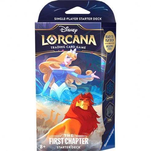 Disney Lorcana The First Chapter Sapphire Steel Starter Deck ENG