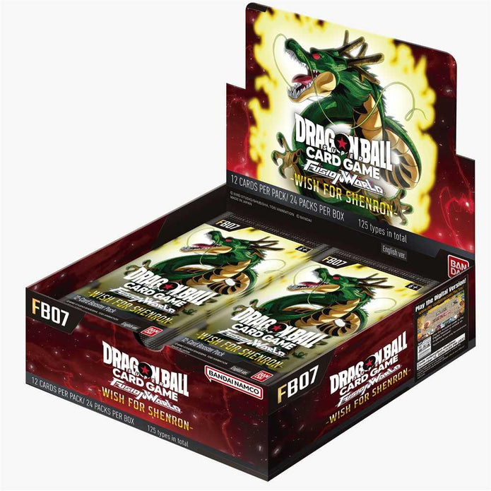 Dragon Ball Fusion World FB07 Case Wish For Shenron ENG - Case 12 Box