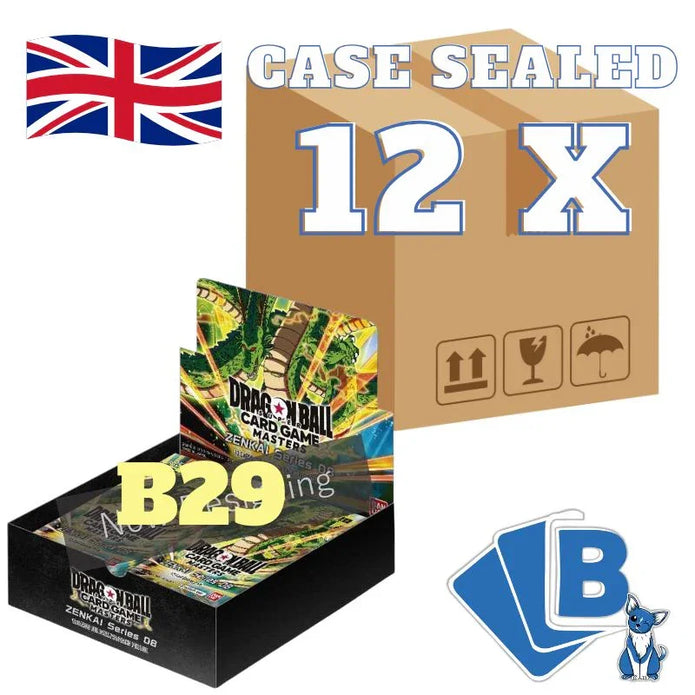 Dragon Ball Masters Box B29 Zenkai New Series Set 2 ENG - Case 12 Box
