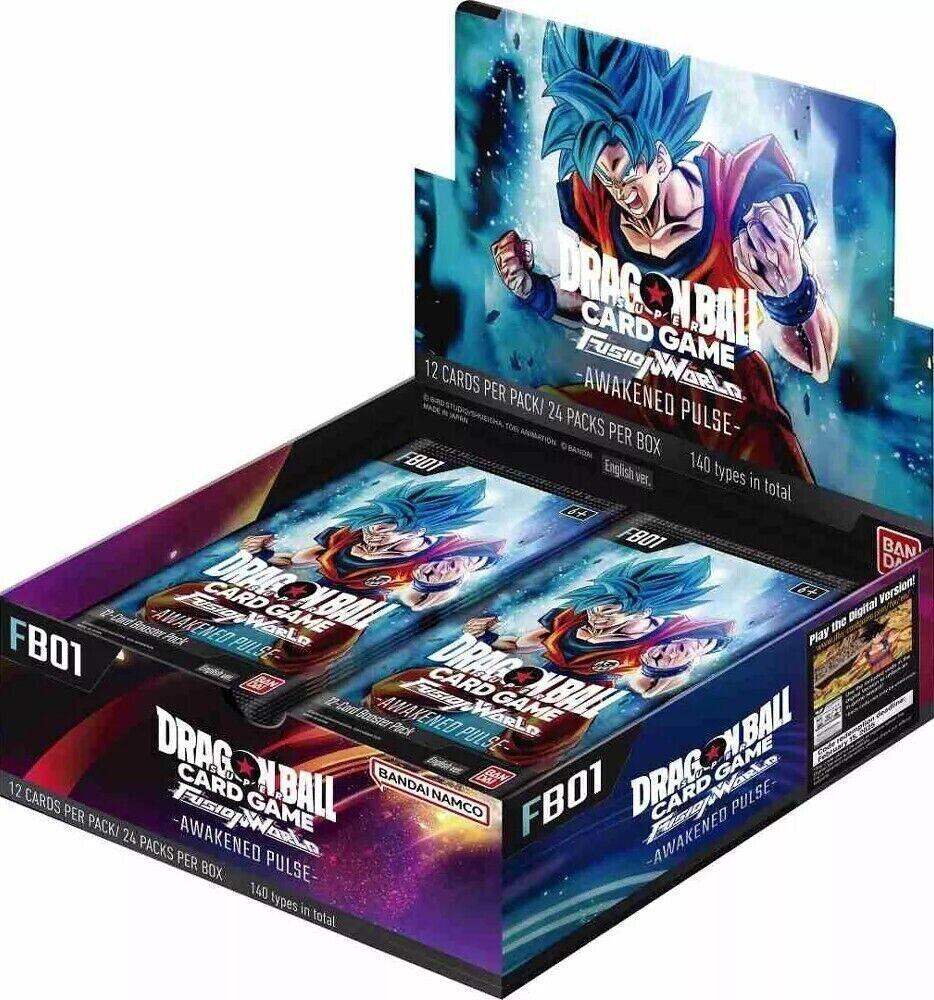 Dragon Ball Super FB01 Fusion World 01 Awakened Pulse Box CASE 12 BOX