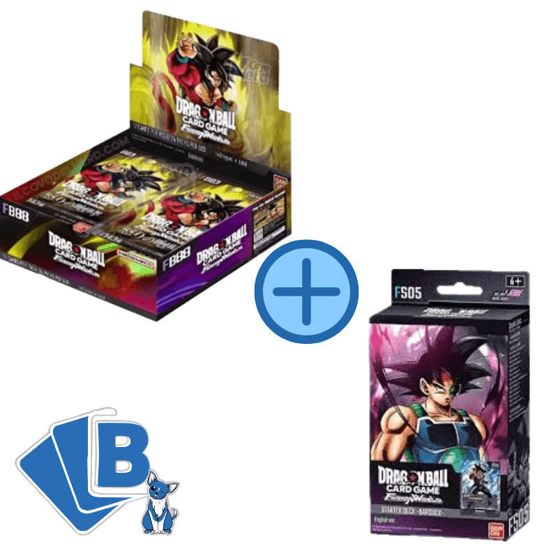 Dragon Ball Super Fusion World Box Raging Roar FB03 + FS05 Bardock -