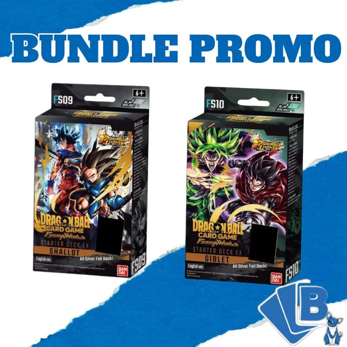 Dragon Ball Super Fusion World FS09 + FS10 Shallot Giblet Bundle Starter EX Deck ENG