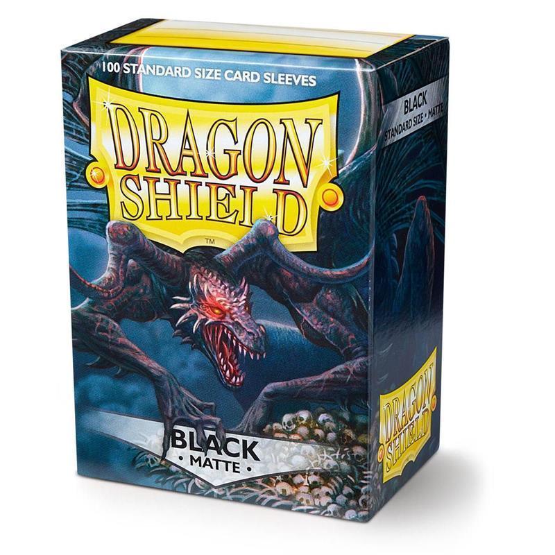 Dragon Shield - Conf. 100 Sleeves Standard Matte Black