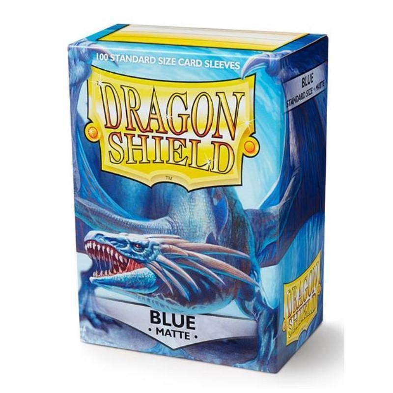 Dragon Shield - Conf. 100 Sleeves Standard Matte BLUE AT-11003
