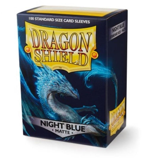 Dragon Shield - Conf. 100 Sleeves Standard Matte NIGHT BLUE AT-11042