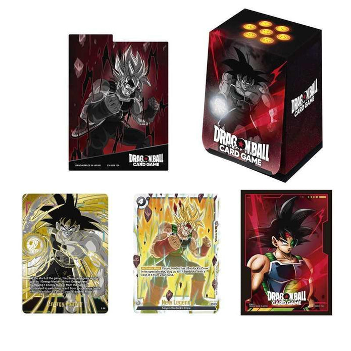Dragonball Fusion World Official Card Case and Card Sleeves Set 01 Bardock