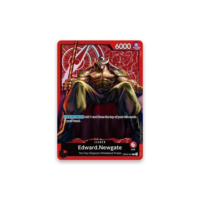 Edward.Newgate OP02 001 Carta Promo Edward Newgate One Piece Leader