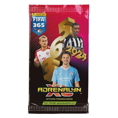 FIFA 365 Adrenalyn XL 2024 Trading Cards Flow Packs Display (24) -