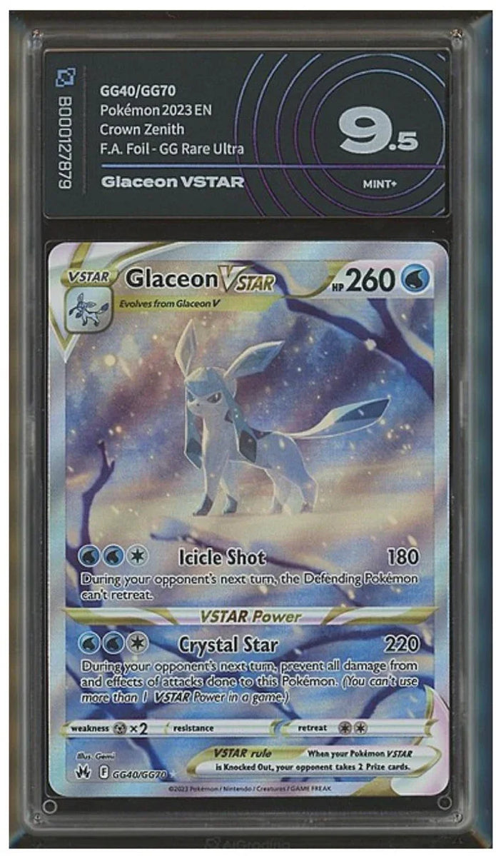 Glaceon VSTAR Crown Zenith AiGrading 9,5 - B000127883