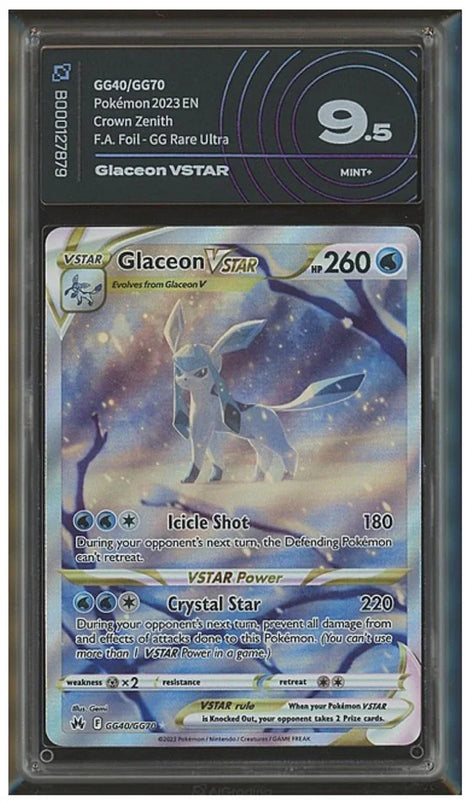 Glaceon VSTAR Crown Zenith AiGrading 9,5 - B000127883