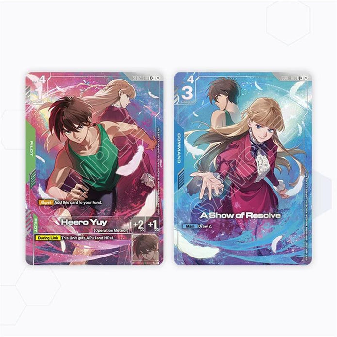 Gundam Card Game PB01 Premium Accessory Set Mobile Suit Gundam Wing