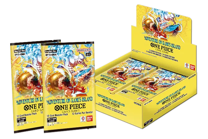 One Piece Card Game OP15 + EB04 Sealed Case 12x Display Box ENG