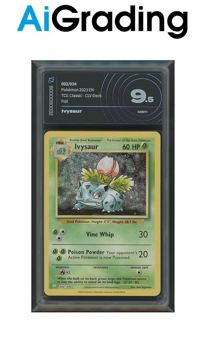 Ivysaur Tcg Classic 002/034 Gradata AiGrading Voto 9,5 - B000090032