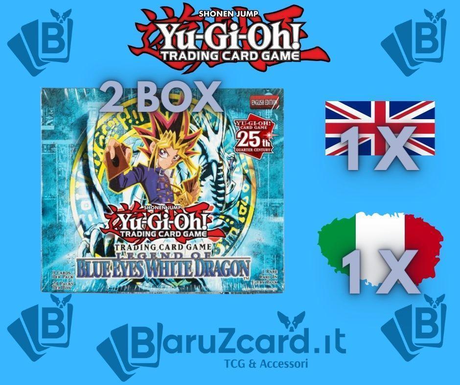 La Leggenda del Drago Bianco Occhi Blue Eyes White Dragon Bundle International -