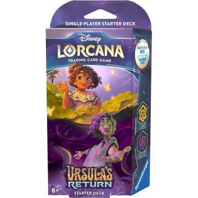 Lorcana Ursula’s Return Bundle Starter Deck Amber Amethyst + Sapphire Steel ENG