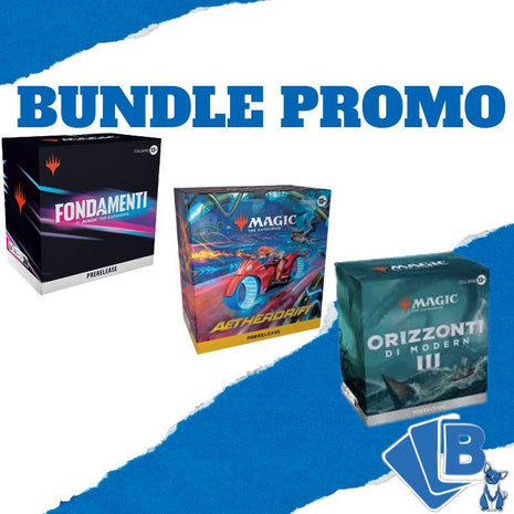 Magic Bundle Aetherdrift + Fondamenti + Orizzonti di Modern 3 Prerelease Pack ITA