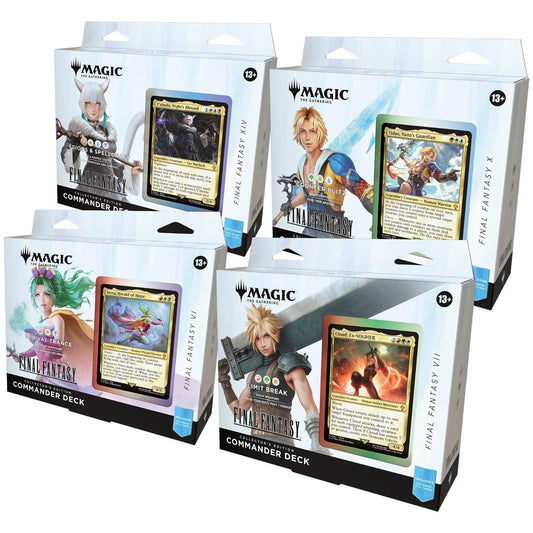 Magic Final Fantasy Collector's Commander - Display 4 Deck ENG