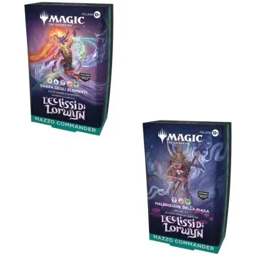 Magic L’Eclissi di Lorwyn Mazzi Commander Danza degli Elementi + Maledizione della Piaga ITA
