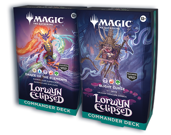 Magic Lorwyn Eclipsed Commander Deck Dance of the Elements + Blight Curse ENG