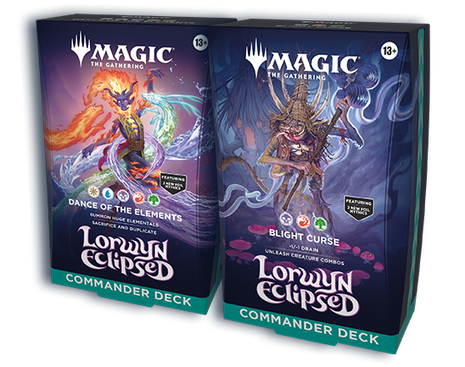 Magic Lorwyn Eclipsed Commander Deck Dance of the Elements + Blight Curse ENG