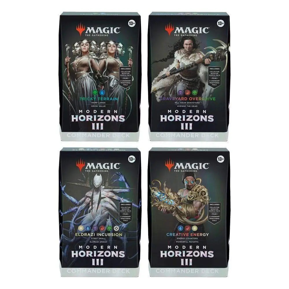 Magic Modern Horizons 3 Commander Deck Display 4 Deck