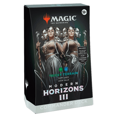 Magic Modern Horizons 3 Commander Deck Tricky Terrain -