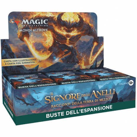 Magic Mondi Altrove Box di Buste dell'espansione Il Signore degli anelli ITA