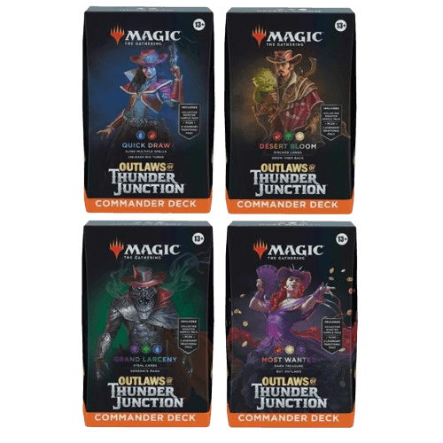 Magic Outlaws of Thunder Junction Commander Decks ENG 4X