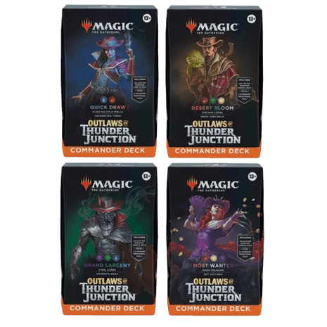 Magic Outlaws of Thunder Junction Commander Decks ITA 4X