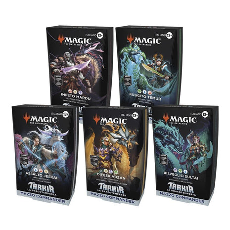 Magic Tarkir Dragonstorm Commander Mazzi - Set 5 Decks ITA