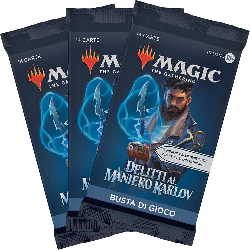 Magic The Gathering Busta di gioco di Delitti al Maniero Karlov X3 ITA