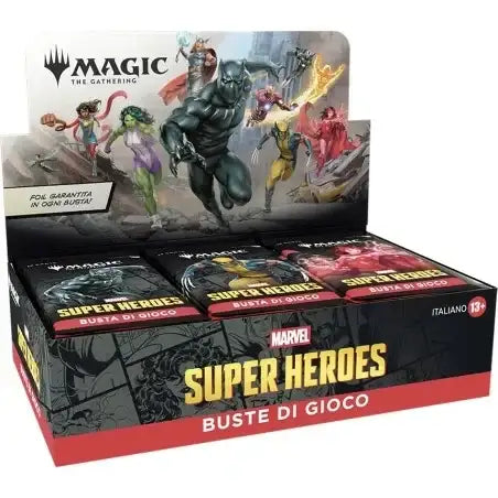 MagicMarvel Super Heroes Buste di Gioco Box Display (30 buste) - ITA
