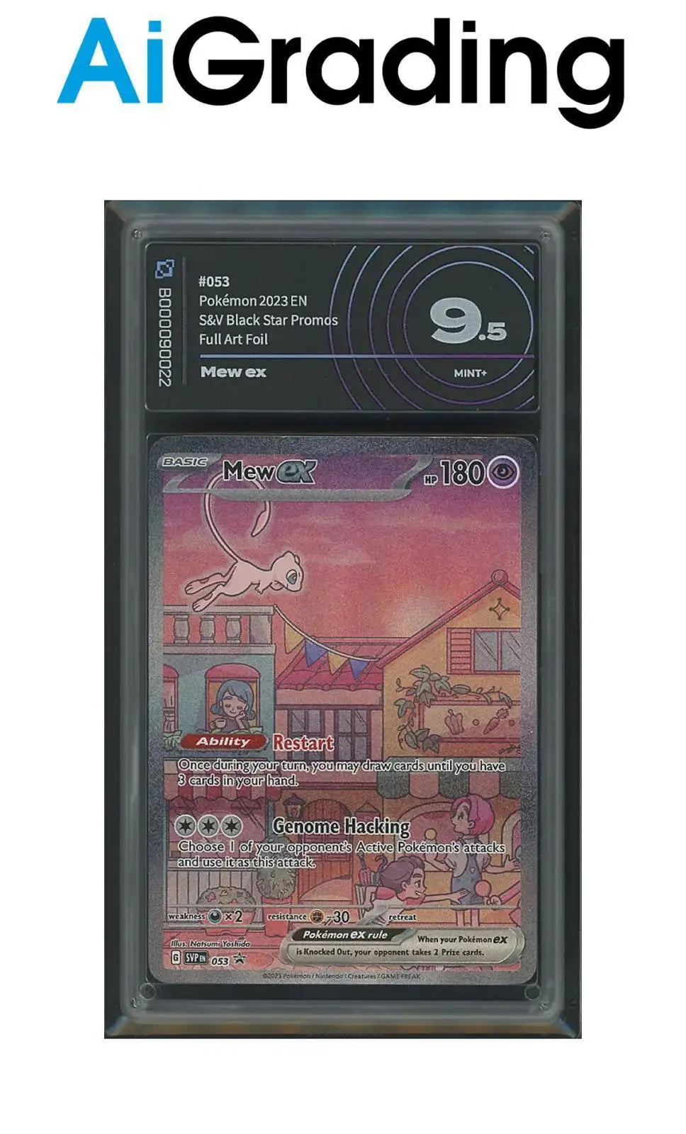 Mew Ex Black Star Promo 053 Gradata AiGrading Voto 9,5 - B000090022