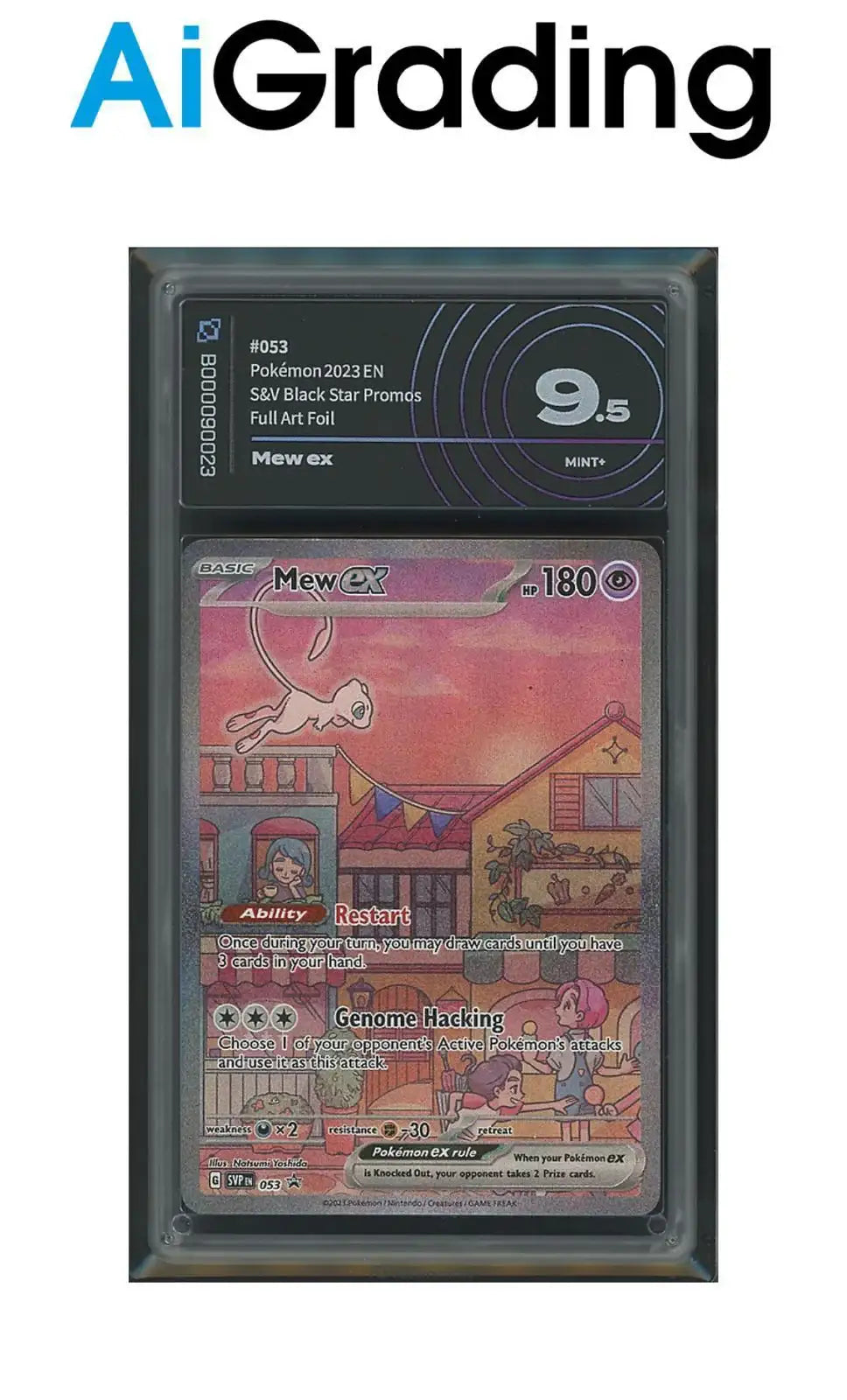 Mew Ex Black Star Promo 053 Gradata AiGrading Voto 9,5 - B000090023