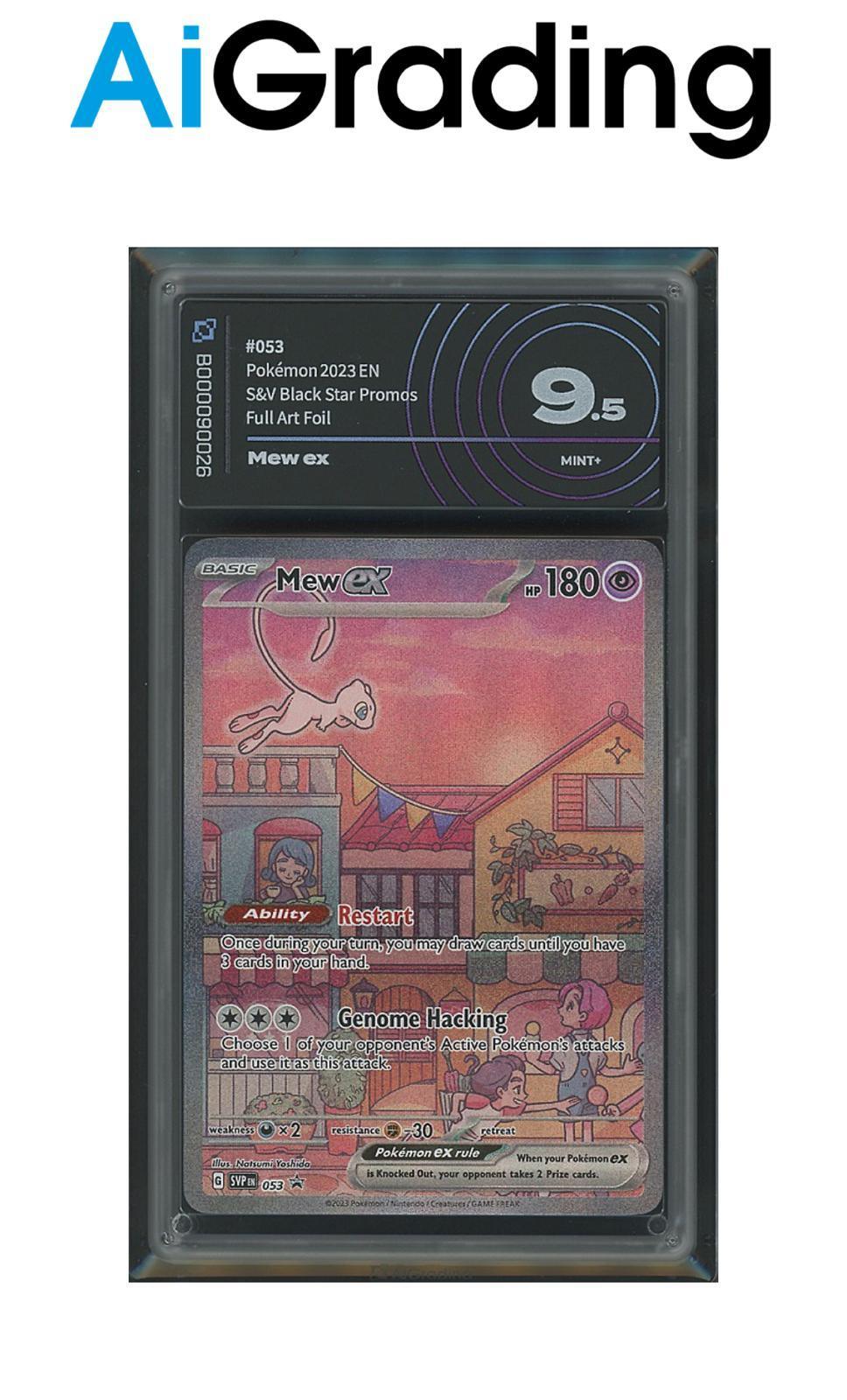 Mew Ex Black Star Promo 053 Gradata AiGrading Voto 9,5 - B000090026 -